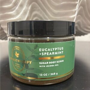 Aromatherapy eucalyptus spearmint sugar body scrub